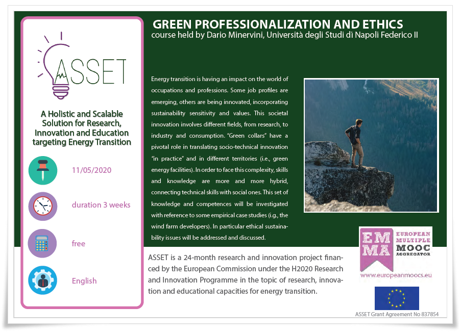 Green Professionalization and Ethics