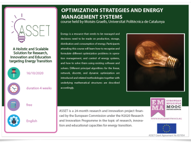 Optimization Strategies and Energy Management Systems